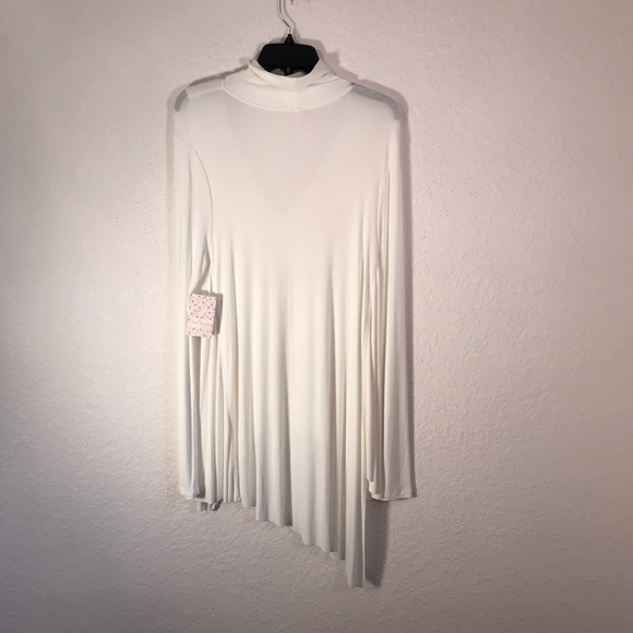 Free People NWT Uptown ivory ribbed tunic - Picture 8 of 8